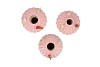 BIRD MUSHROOM VASE PINK ASS 16X16X25CM NM