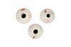 BIRD MUSHROOM VASE WHITE ASS 14X14X20CM NM