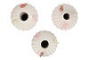 BIRD MUSHROOM VASE WHITE ASS 18X18X31CM NM