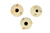 BIRD MUSHROOM VASE SAND ASS 16X16X25CM NM