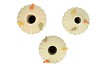 BIRD MUSHROOM VASE SAND ASS 18X18X31CM NM