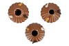 BIRD MUSHROOM VASE BROWN ASS 18X18X31CM NM