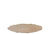 MELAMINE ANTIQUE GOLD 33X33X2CM
