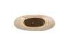 MIKA COZY SAND VASE OVAL STRUCTURE 12X28X22CM