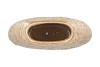 MIKA COZY SAND VASE OVAL STRUCTURE 41X15X32CM