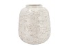 MIKA NORDIC WHITE VASE STRUCTURE 30X35CM