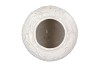 MIKA NORDIC WHITE VASE STRUCTURE 30X35CM