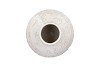 MIKA NORDIC WHITE VASE NECK STRUCTURE 23X23CM