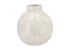 MIKA NORDIC WHITE VASE NECK STRUCTURE 31X33CM