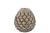MIKA NORDIC GREEN VASE PINECONE EDGE 9X9CM