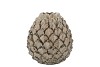 MIKA NORDIC GREEN VASE PINECONE EDGE 15X15CM