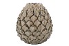 MIKA NORDIC GREEN VASE PINECONE EDGE 34X37CM