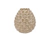 MIKA COZY SAND VASE PINECONE EDGE 9X9CM