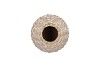 MIKA COZY SAND VASE PINECONE EDGE 9X9CM