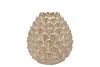 MIKA COZY SAND VASE PINECONE EDGE 15X15CM
