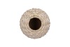 MIKA COZY SAND VASE PINECONE EDGE 15X15CM
