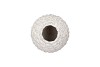 MIKA NORDIC WHITE VASE PINECONE EDGE 9X9CM