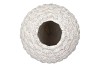 MIKA NORDIC WHITE VASE PINECONE EDGE 34X37CM