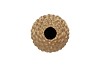 MIKA MAJESTIC GOLD VASE PINECONE EDGE 9X9CM