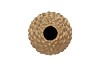 MIKA MAJESTIC GOLD VASE PINECONE EDGE 15X15CM