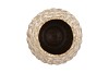 MIKA COZY SAND VASE LONG PINECONE EDGE 16X35CM