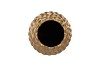 MIKA MAJESTIC GOLD VASE LONG PINECONE EDGE 14X25CM