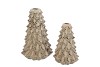 MIKA NORDIC GREEN VASE TREE ASS 21X21X31CM