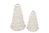 MIKA NORDIC WHITE VASE TREE ASS 14X14X26CM