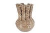MIKA WILD LEOPARD VASE TUBE 26X35CM