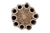 MIKA WILD LEOPARD VASE TUBE 26X35CM