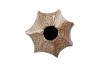 MIKA WILD BROWN VASE WAVY SPHERE NECK 27X35CM