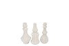 MIKA NORDIC WHITE VASE CURVES ASS 9X16CM