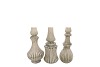 MIKA NORDIC GREEN VASE CURVES ASS 13X25CM NM