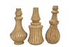 MIKA MAJESTIC GOLD VASE CURVES ASS 20X39CM