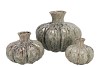 MIKA NORDIC GREEN VASE SPHERE NECK 16X13CM
