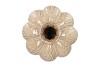 MIKA SCOTTISH SAND VASE SPHERE NECK 30X23CM
