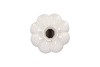 MIKA SCOTTISH WHITE VASE SPHERE NECK 20X16CM
