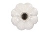 MIKA SCOTTISH WHITE VASE SPHERE NECK 30X23CM