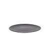 MELAMINE WILD BLACK PLATE 33X33X2CM