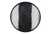 MELAMINE WILD BLACK TRAY ROUND 36X36X3CM NM
