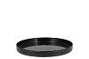 MELAMINE WILD BLACK TRAY ROUND 27X27X3CM