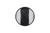 MELAMINE WILD BLACK TRAY ROUND 22X22X2CM