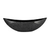 MELAMINE WILD BLACK BOAT 66X17X21CM