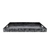 MELAMINE WILD BLACK TRAY RECTANGLE 48X36X4CM