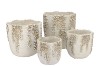 ROSIE STRING OF PEARLS SCOTTISCH SAND POT 14X14X13CM