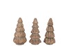 CONCRETE GOLDEN TREE ASS 8X8X16CM NM