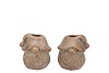 CONCRETE GOLDEN GNOME CANDLE H ASS 9X9X10CM