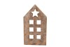 CONCRETE GOLDEN HOUSE T-LIGHT 20X13X34CM