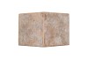 CONCRETE GOLDEN HOUSE T-LIGHT 14X8X24CM