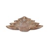CONCRETE GOLDEN XMAS TREE PLATE 35X35X5CM